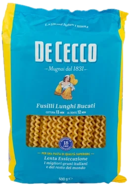 Fusilli Lunghi Bucati 500g de Cecco
