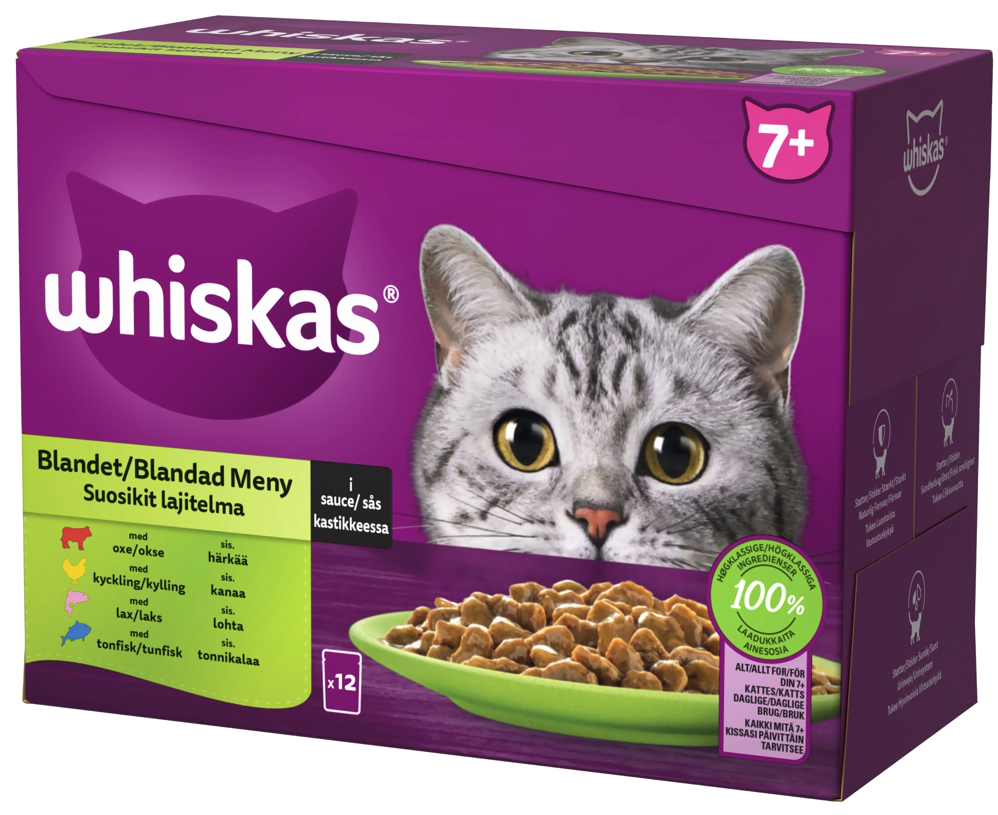 Kattmat Blandad meny 12-pack