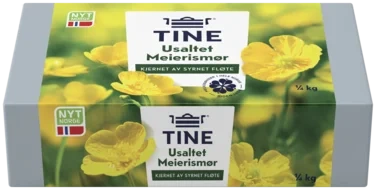 Smør Usaltet 250g Tine