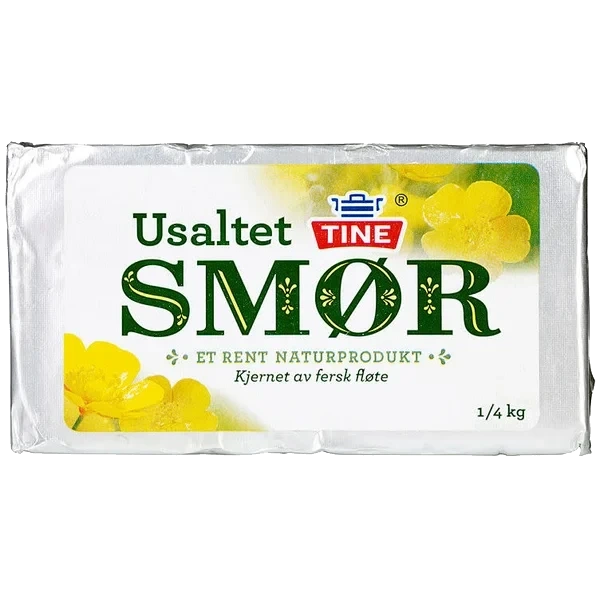 Smør Usaltet 250g Tine