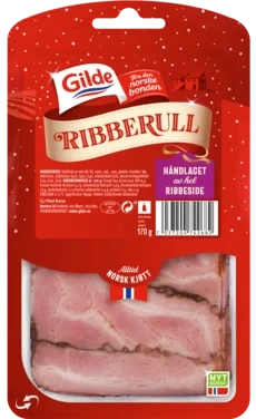 Ribberull Skivet 170g Enh