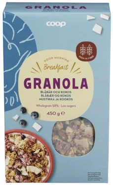 Granola, Blueberry & Coconut