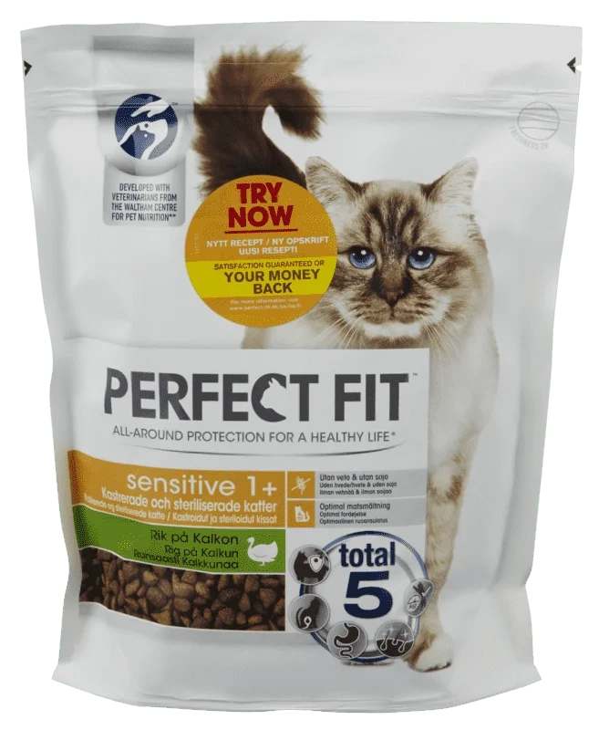 Perfect Fit Sensitiv Dog Tørrfôr med Kalkun 750g