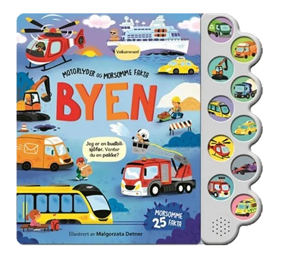 BYEN m/Motorlyder og Morsomme Fakta