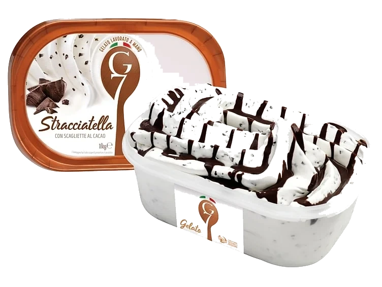 Stracciatella 2l G7 Ekte Italiensk Iskrem