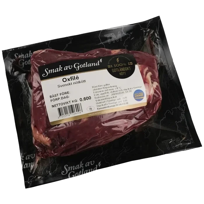 Oxfilé Färsk i bit ca 600g Smak av Gotland