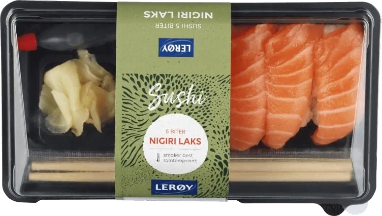 Sushi Laks Nigiri 5 Biter 152g Meny