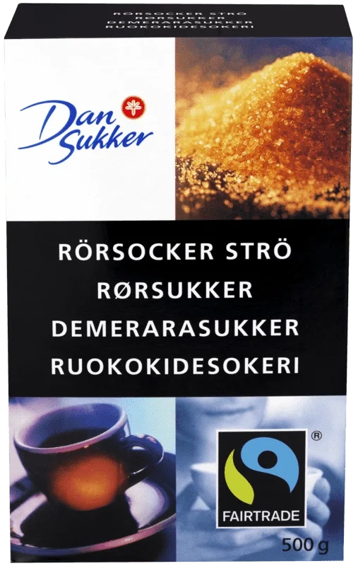 Demerara Rørsukker Strø 500g