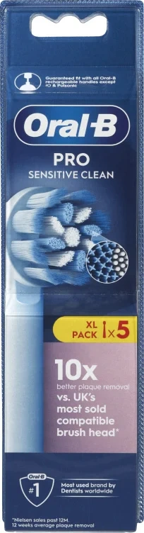 Oral-B Børstehoder Pro Sensitive Clean 5stk