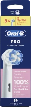 Oral-B Børstehoder Pro Sensitive Clean 5stk