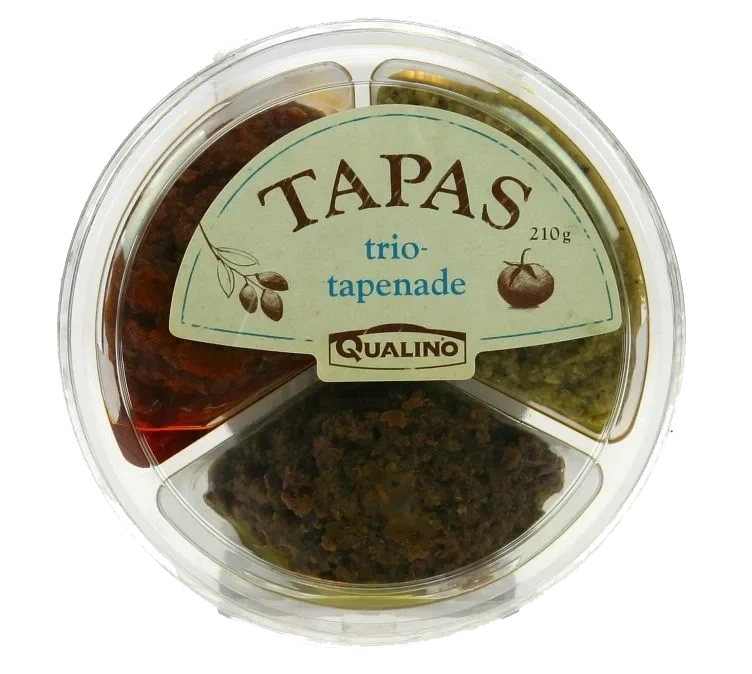 Tapenade Trio 210g Tapas Qualino