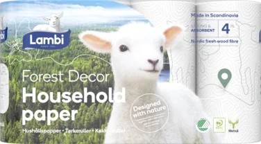 Hushållspapper Decorated 4-pack