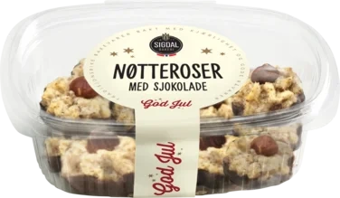 Nøtteroser med Sjokolade, 200g