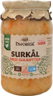 Surkål Dworek Kwaszona m/Gulerot