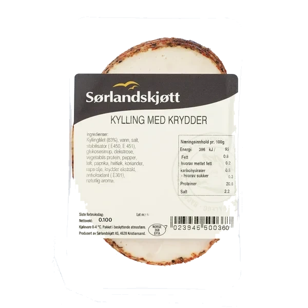 Spis Meg Kylling Med Krydder 100g