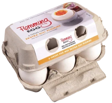 Flemming Egg 6 Pk Ferske Gårdsegg
