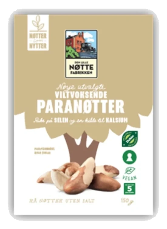 Dln Økologiske Paranøtter 150g