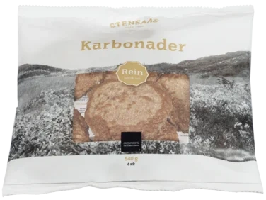 Stensaas Reinsdyr Karbonader 6pk 540g Frys