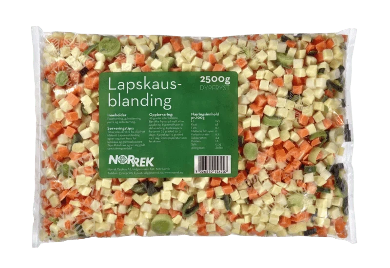 Lapskausblanding Dypfryst Norrek