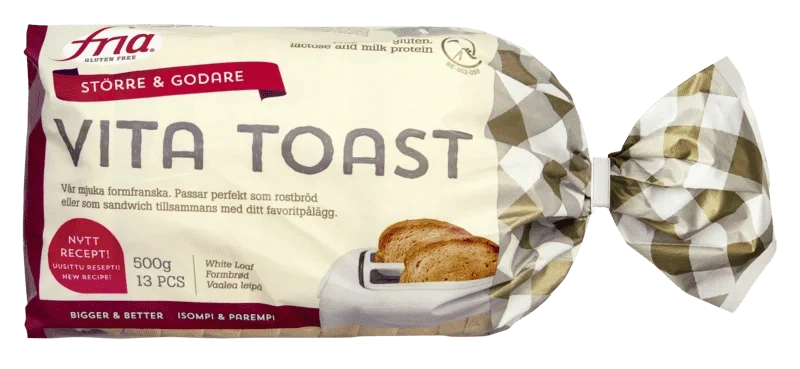 Loff Vita Toast Glutenfri 500g Fria