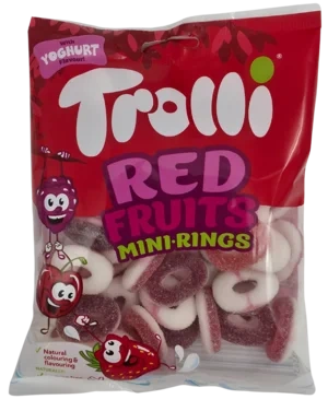 Trolli Red Fruits Minirings 200g