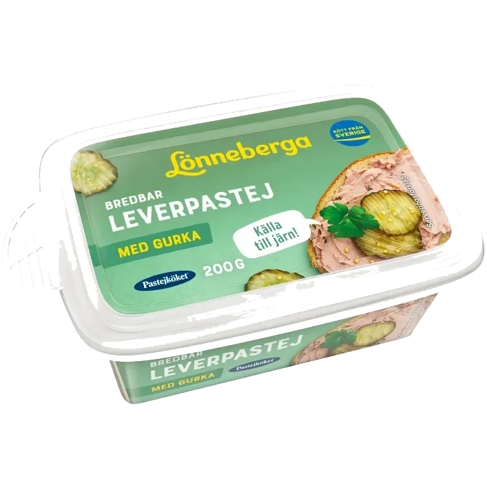 Leverpastej med Gurka Bredbar 200g Pastejköket