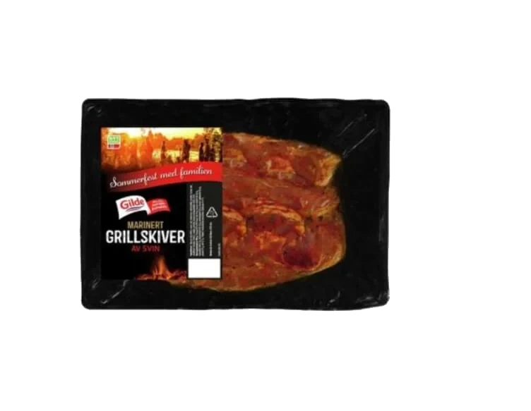 Grillskiver Av Svin Bog Marinert pr Kg