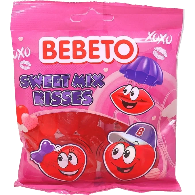 Vingummi Sweet Mix Kisses