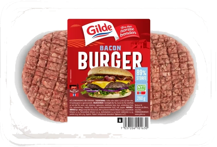 Bacon Burger 2pk 260g