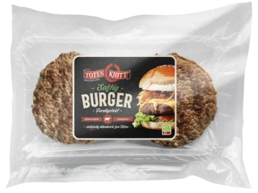 Burger Naturell Ferdigstekt Toten Kjøtt As