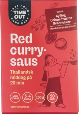Time Out Red Curry Saus 100g