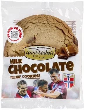 Cookie Milk Choco Eske 24x100g Aunt Mabels