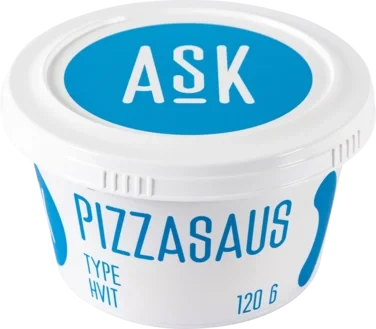 Pizzasaus Hvit Type 120g Ask