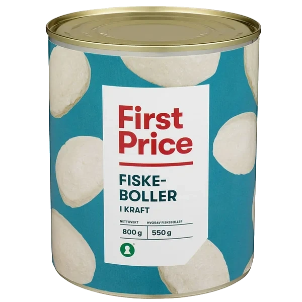 Fiskeboller i Kraft 800g First Price