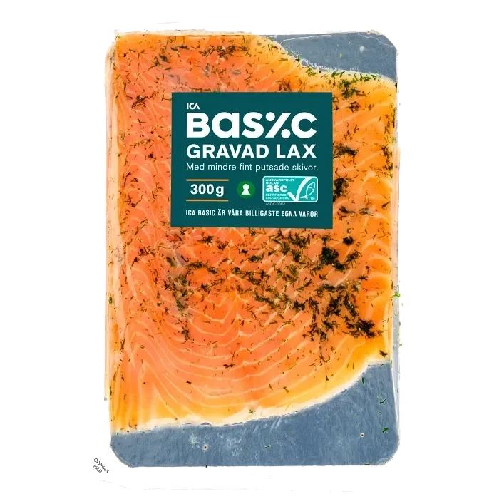 Lax gravad 300g ICA Basic