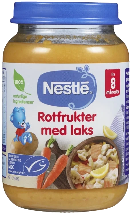 Rotfrukter med Laks 8m 190g