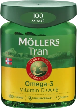 Möller`s trankapsler 100 stk