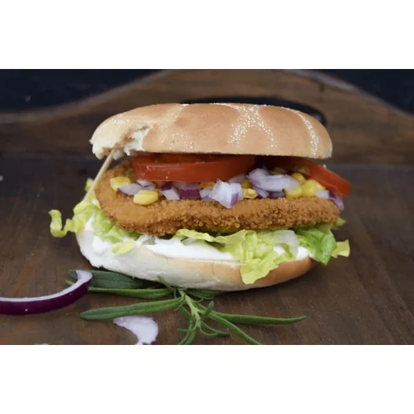 Panert Kyllingburger Halal 126g X 50stk
