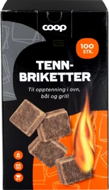 Tennbriketter 100stk Hpl Coop