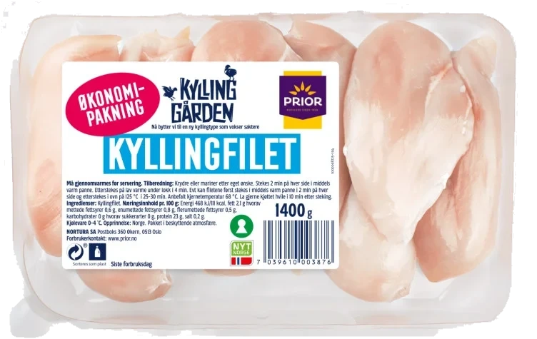 KyllingGården Kyllingfilet 1,4kg