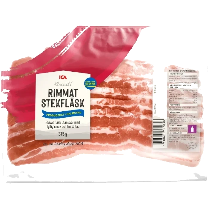 Stekfläsk Skivat 375g ICA