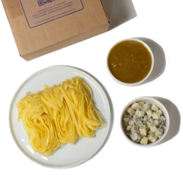 Felloni Spekehus Tagliatelle m/Valnøttpesto og Gorgonzola 2 Porsjoner