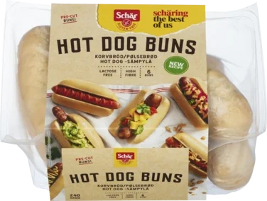 Schär Hot Dog Buns 240g