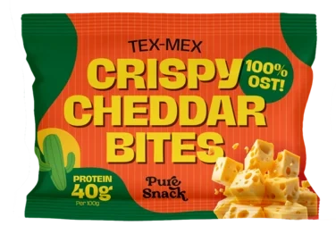 Crispy Cheddar Bites Tex-mex 20g Puresnack