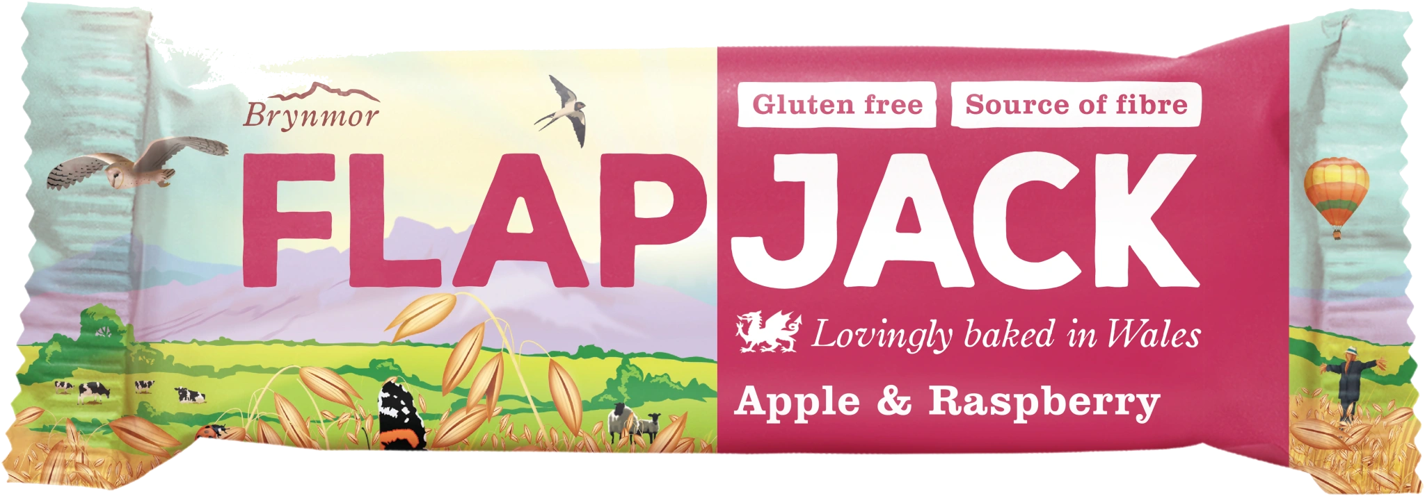 Flapjack Eple & Bringebær Glutenfri