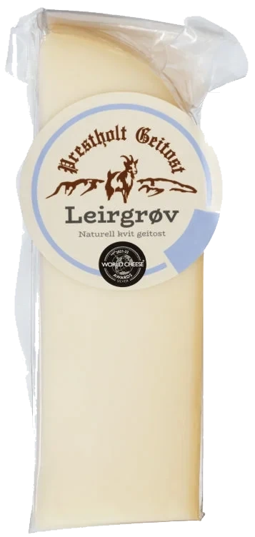 Leirgrøv Naturell 200g Prestholt Geitost