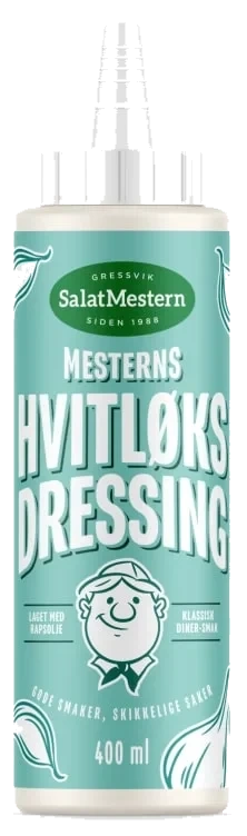 Hvitløksdressing 400ml Salatmestern