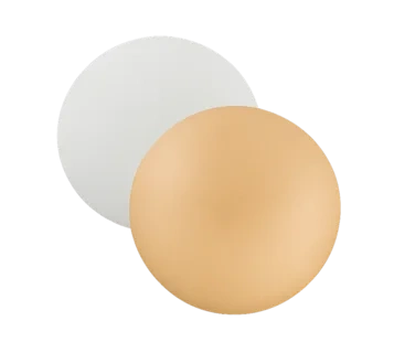 Kakebrett Gull/sølv Ø320mm, 100 stk