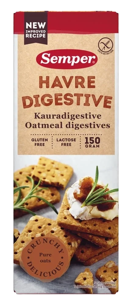 Havre Digestive Glutenfri, 150 g