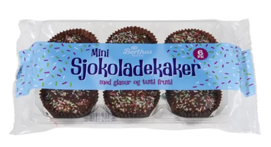 Mini Sjokoladekaker 6pk